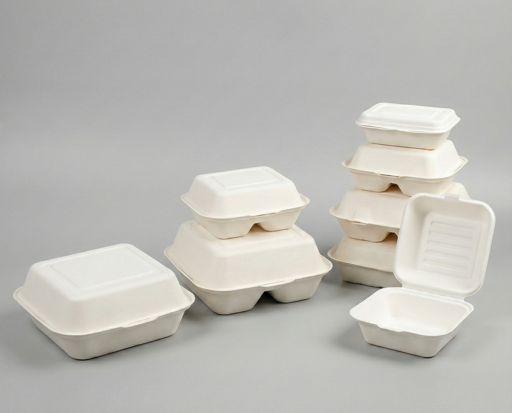 Clamshells (Cornstarch & Bagasse)